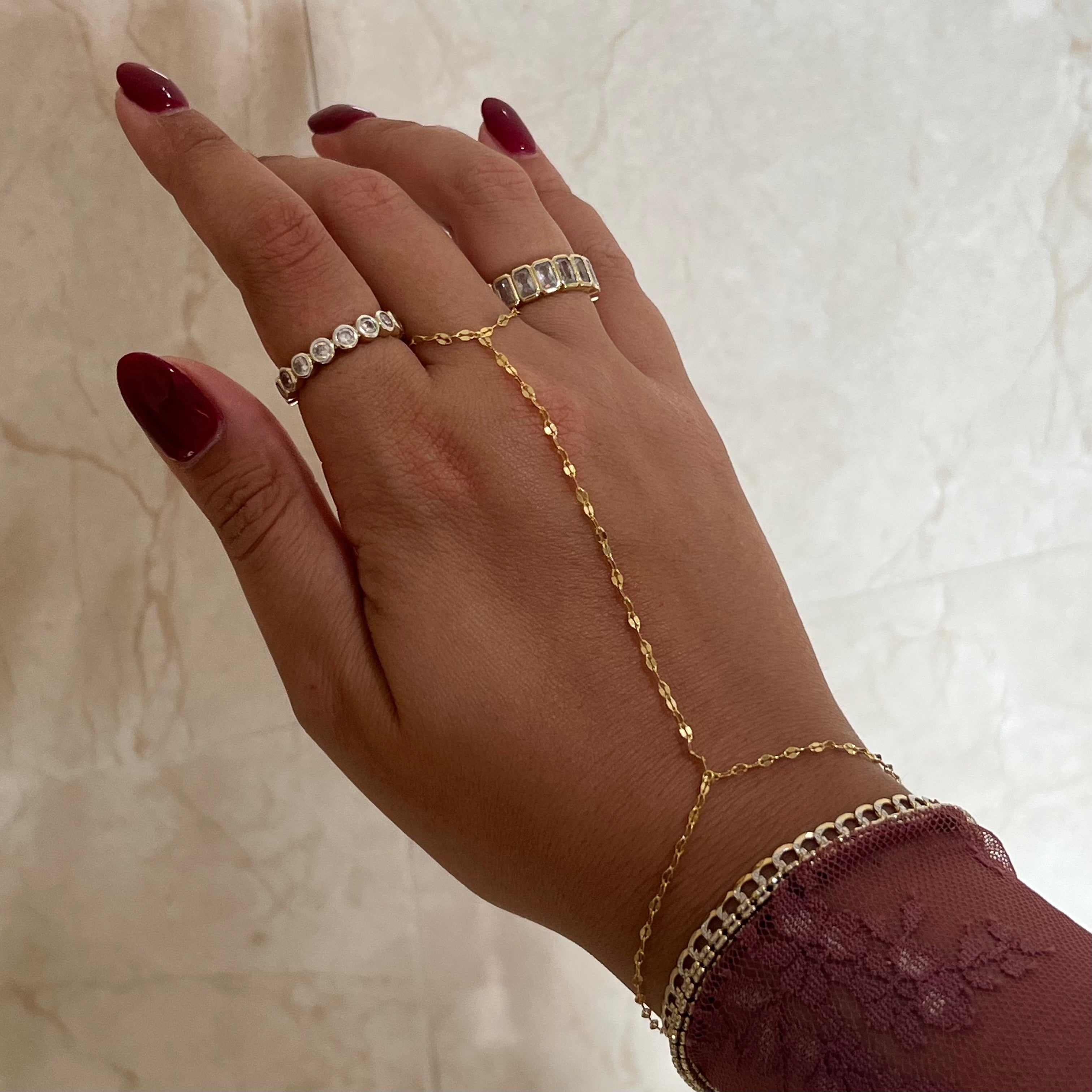 Shimmer Hand Chain