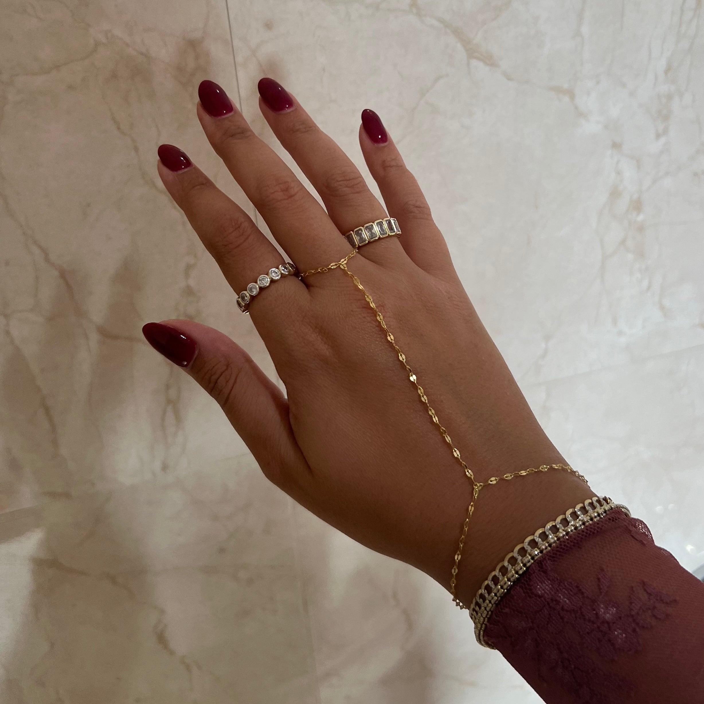 Shimmer Hand Chain