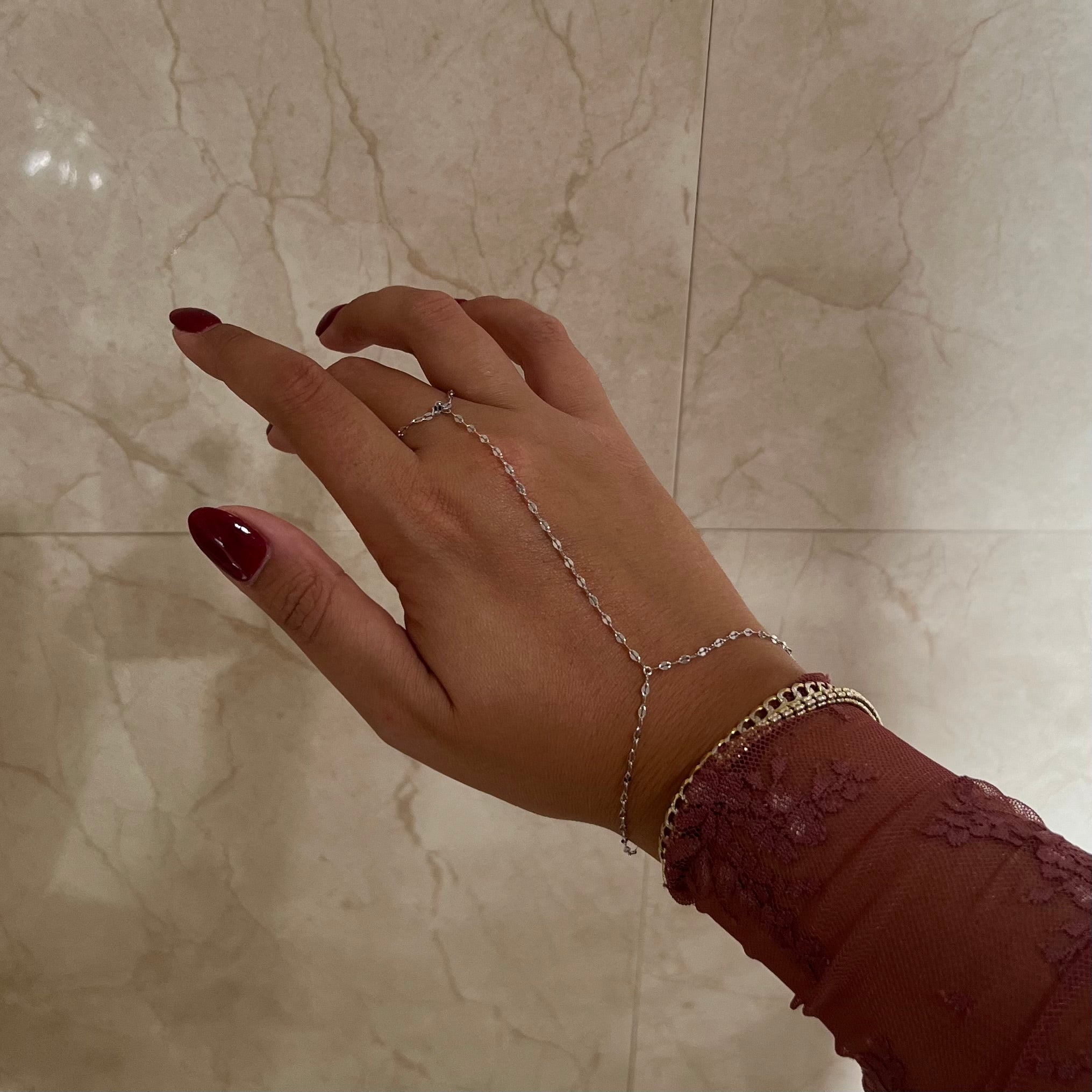 Shimmer Hand Chain