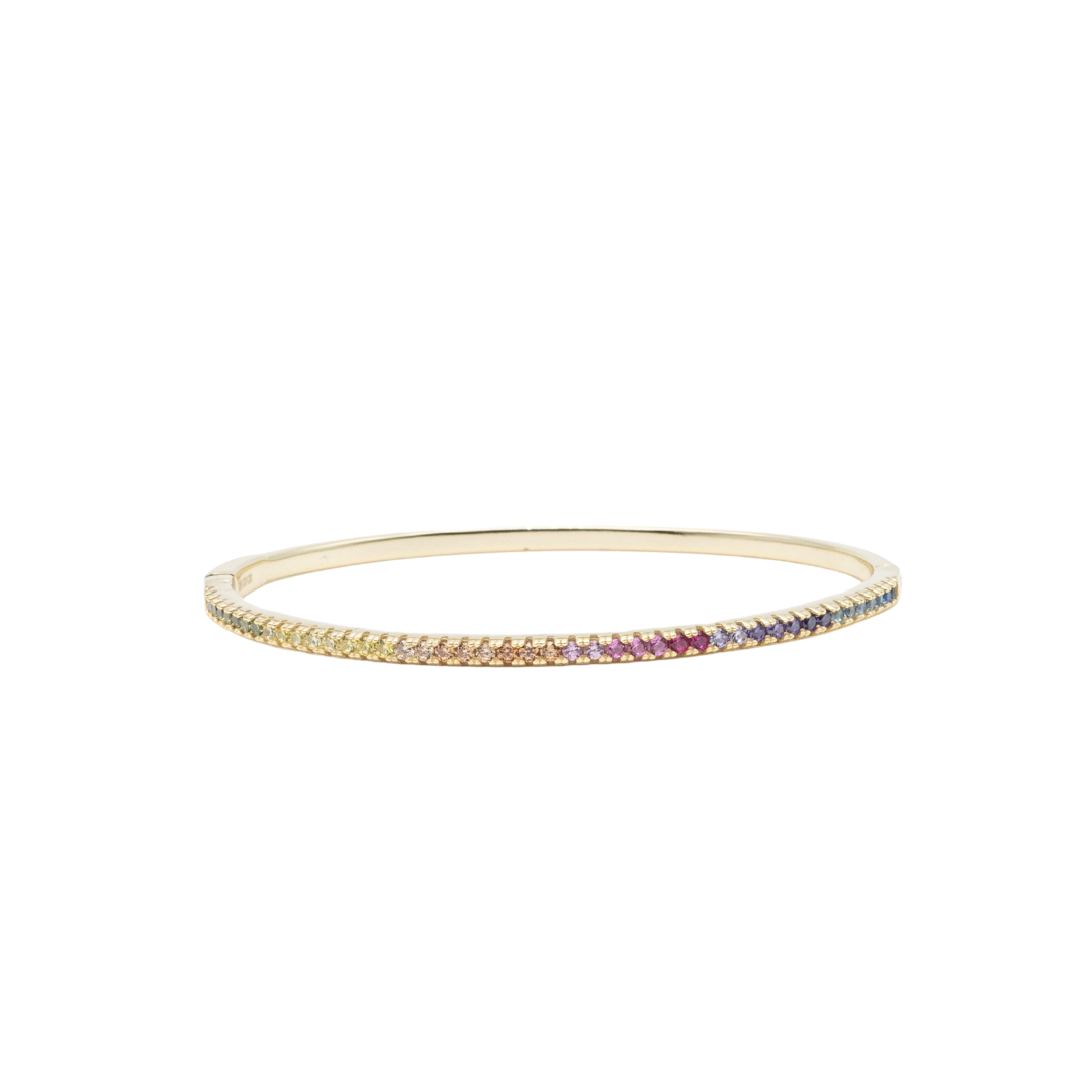 Rainbow Bangle Bracelet