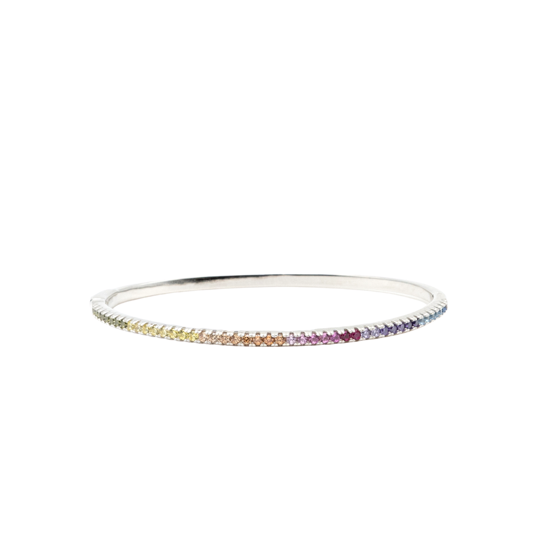 Rainbow Bangle Bracelet