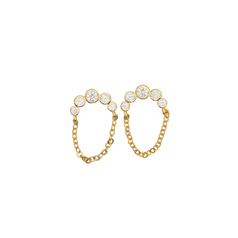 Round Chain Earring