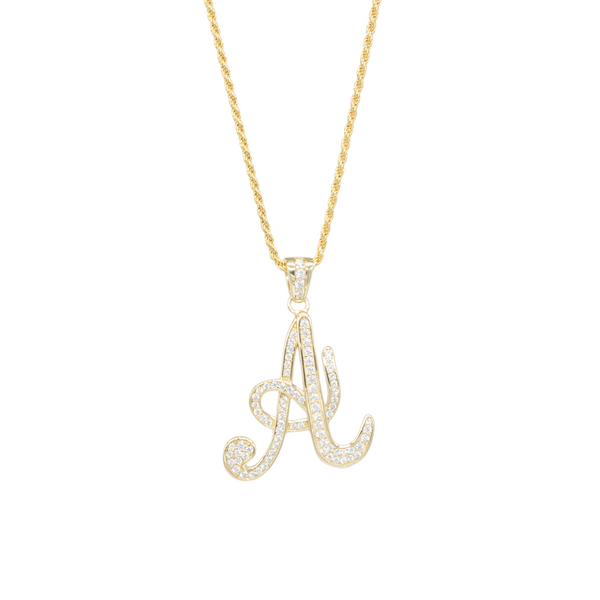 Boss Babe Initial Necklace (Gold)