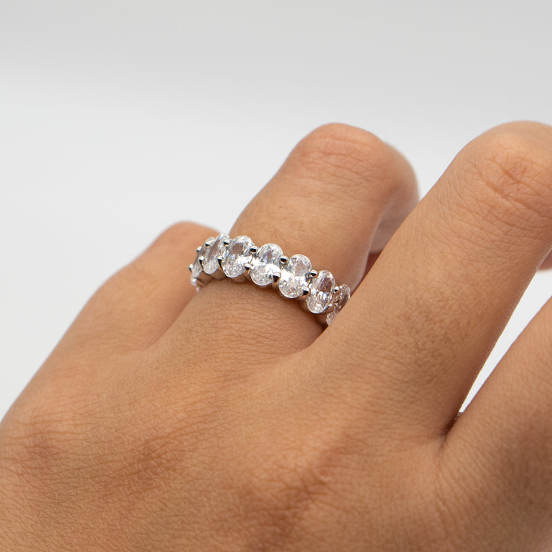 Oval Eternity Ring