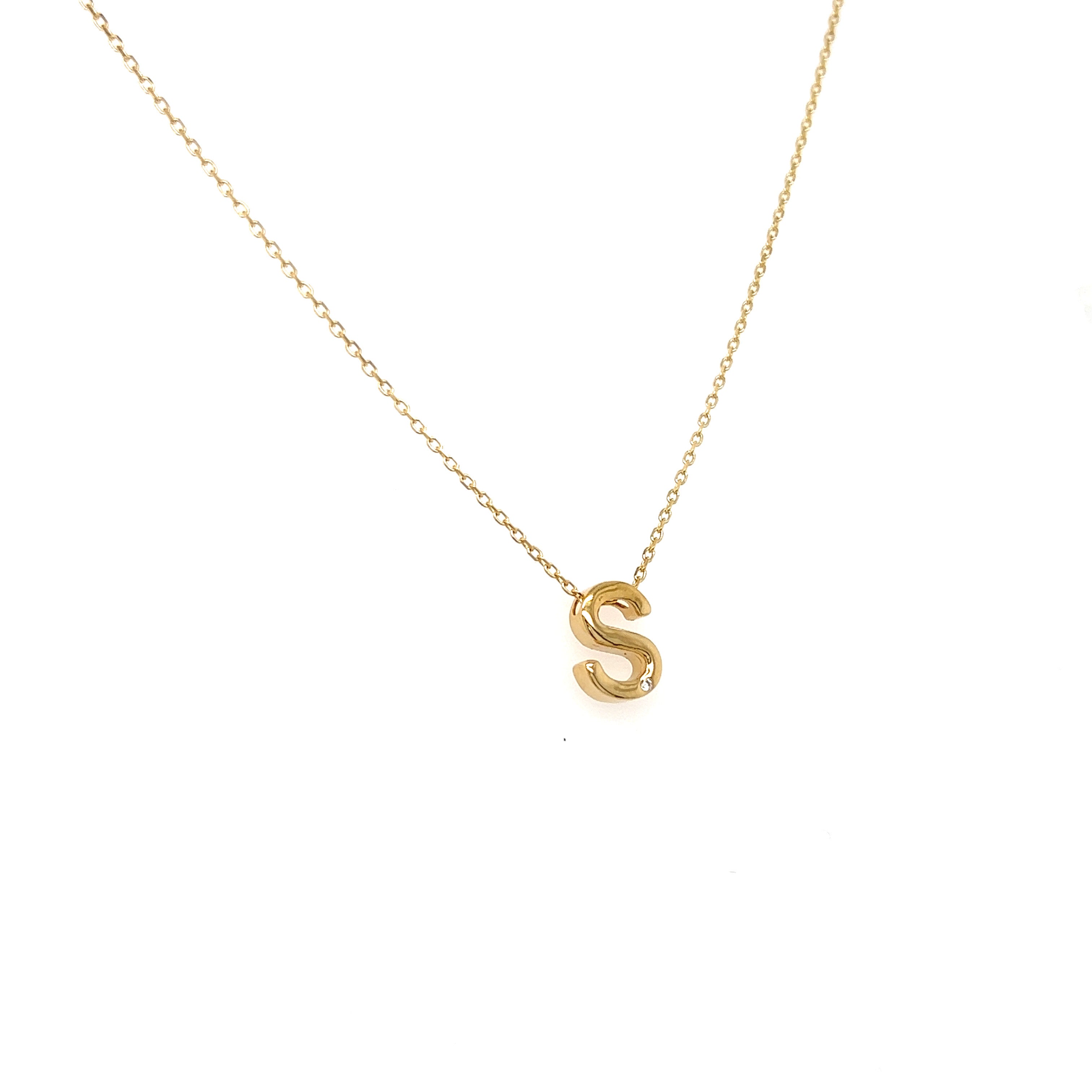 Simple Initial Necklace