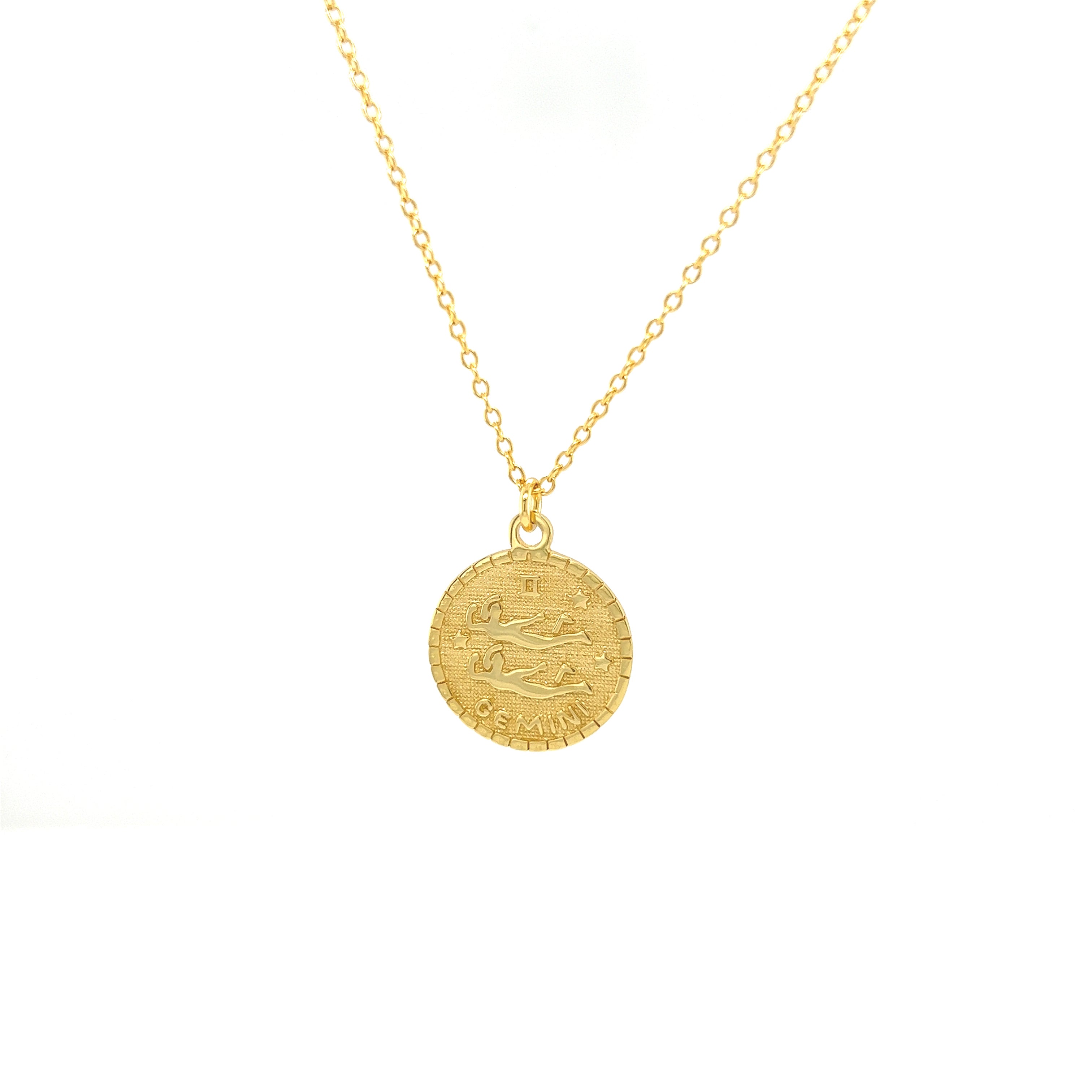 Zodiac Disk Necklace