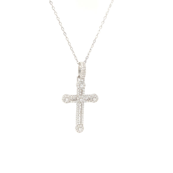 Detailed Cross Necklace