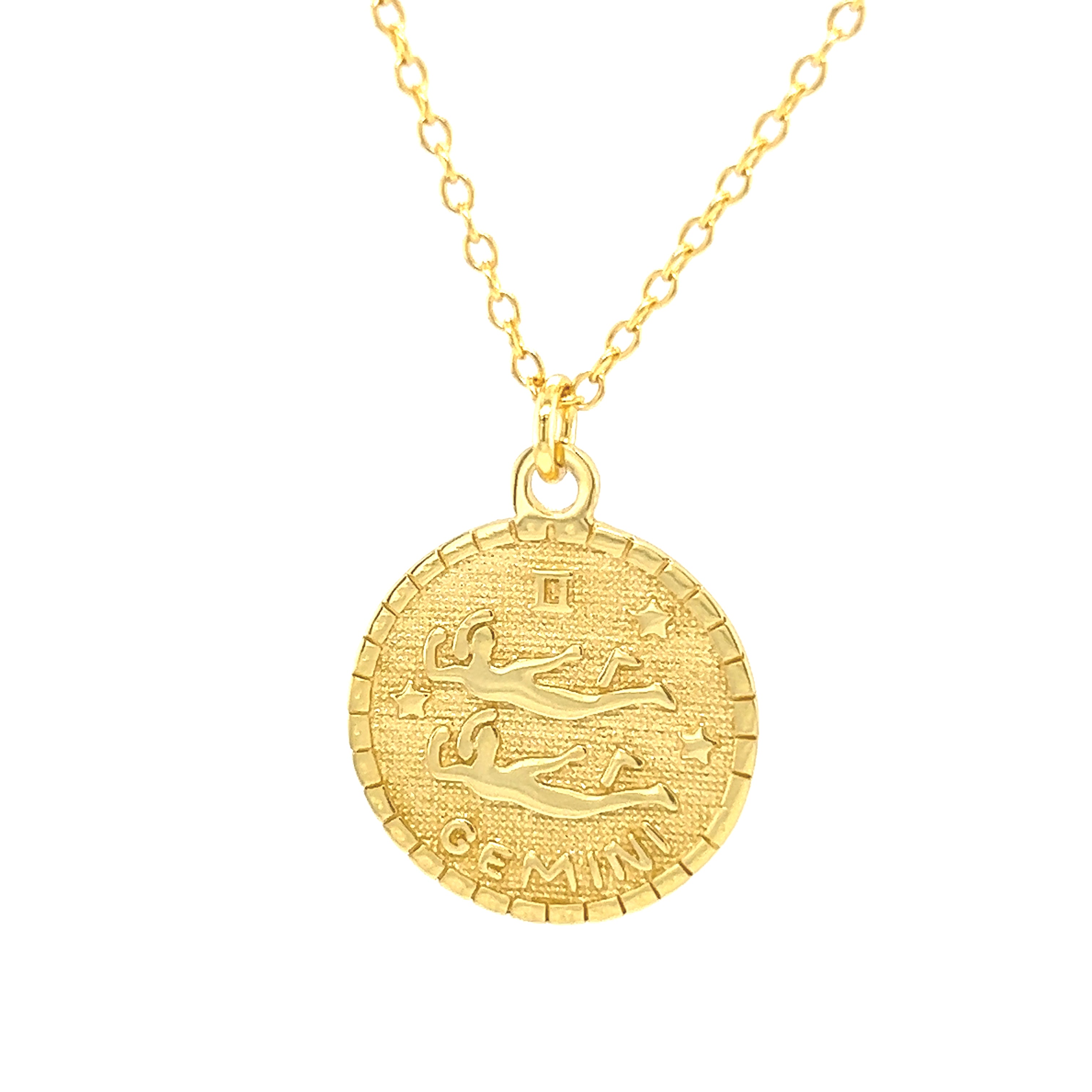 Zodiac Disk Necklace